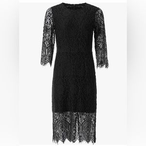 Black Lace Whimsigoth Dress. Size medium (6)